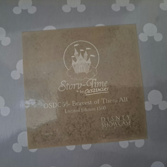 Disney  Showcase Collection Olszewski   2004 Bravest of Them all in box limited - Picture 5 of 8